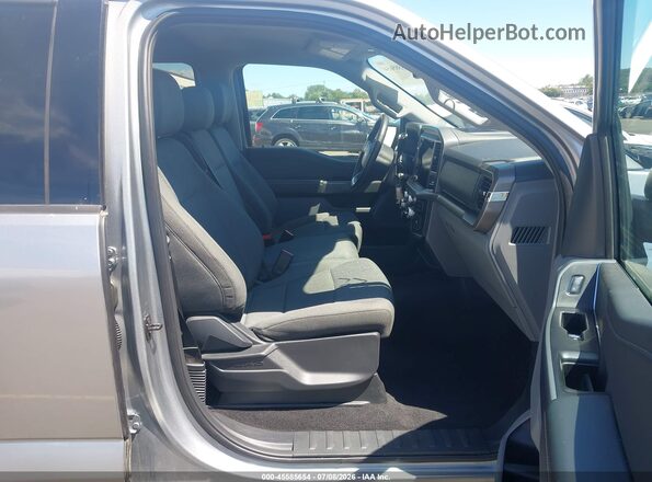 1FTFW3L85SKE78076 2025 FORD F150 Серебряный Вид салона спереди