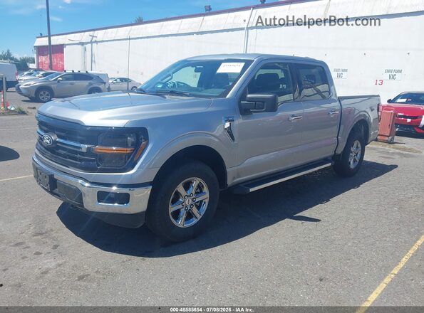 1FTFW3L85SKE78076 2025 FORD F150 Серебряный Передняя левая четверть