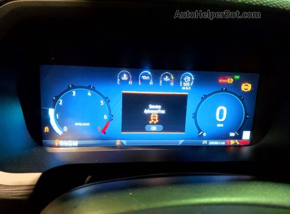 1FTFW3L86RKD02650 2024 FORD F150 Gray Widok zestawu wskaźników