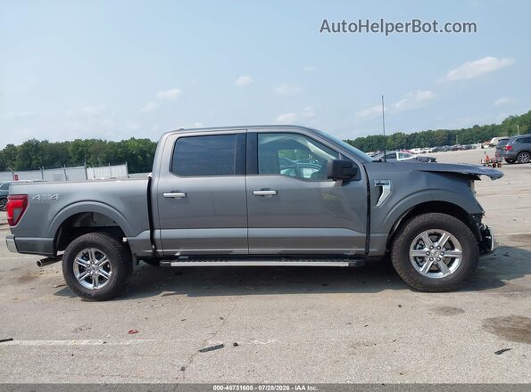 1FTFW3L86RKF79962 2024 FORD F150 Gray Սալոնի 360 աստիճան տեսք