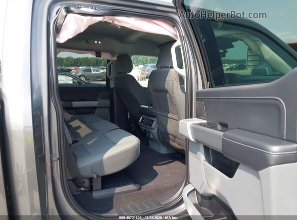1FTFW3L86RKF79962 2024 FORD F150 Gray VIN կոդի պիտակի տեսք