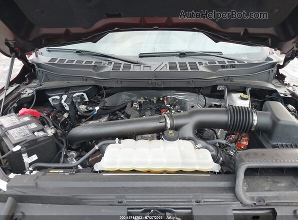 1FTFW3L86SKE20655 2025 FORD F150 Red Widok z tyłu