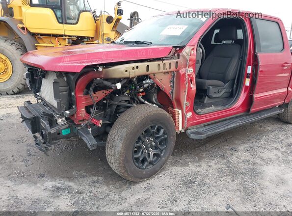1FTFW3L86SKE20655 2025 FORD F150 Red Widok z przodu