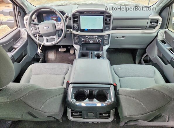 1FTFW3L89RFA27820 2024 FORD F150 Black Widok deski rozdzielczej