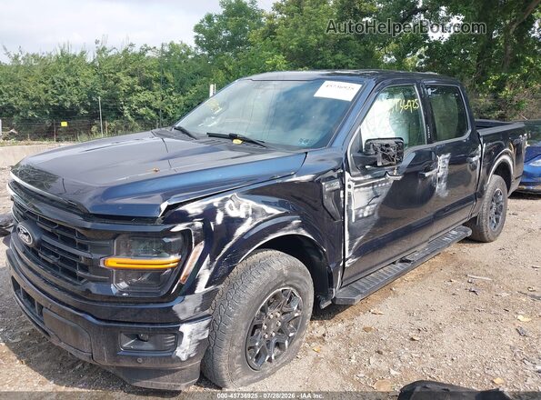 1FTFW3L89RKD19085 2024 FORD F150 Black Вид спереду