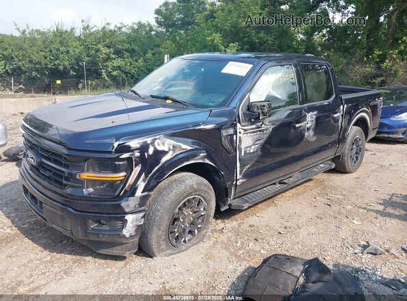 1FTFW3L89RKD19085 2024 FORD F150 Black Передня ліва чверть