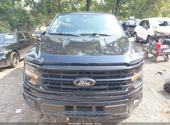 1FTFW3L89RKD19085 2024 FORD F150 Black Вид щитка приладів