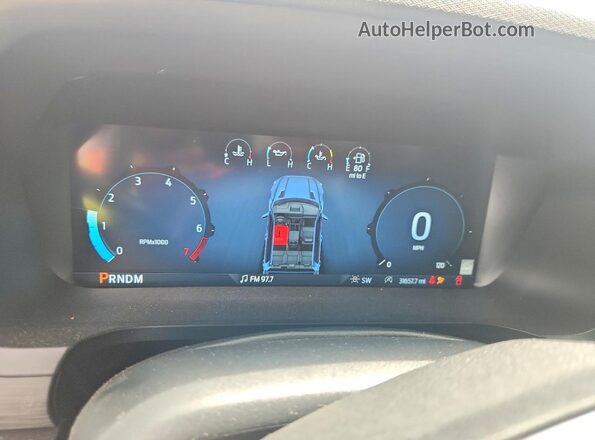 1FTFW3L89RKF42436 2024 FORD F150 Gray ხელსაწყოთა პანელის ხედი