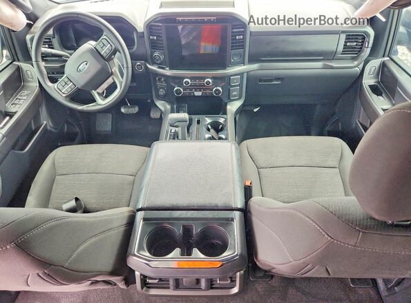 1FTFW3L89RKF42436 2024 FORD F150 Gray წინა პანელის ხედი