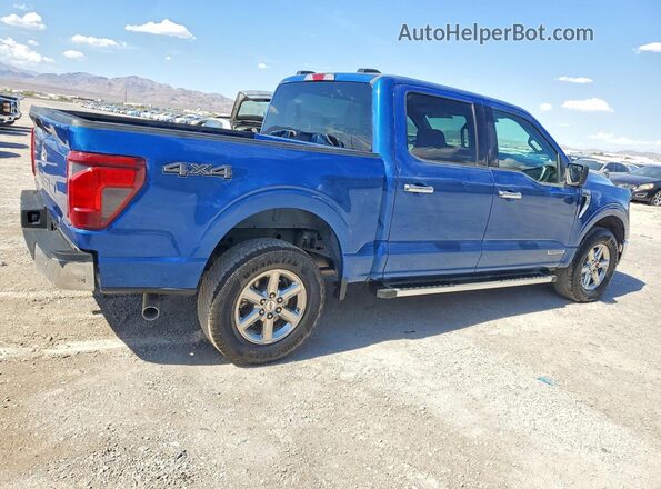 1FTFW3LD0RFA73405 2024 FORD F150 Синий Задняя правая четверть