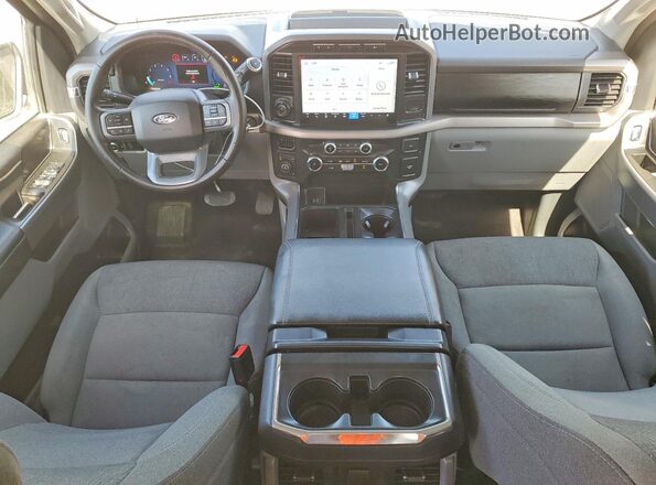 1FTFW3LD0RFA73405 2024 FORD F150 Синий Вид панели приборов