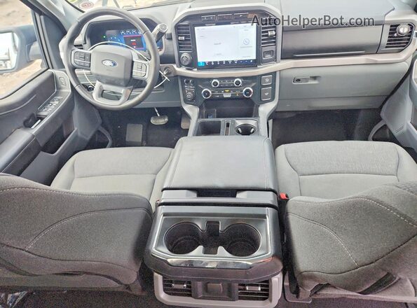 1FTFW3LD0RFB88750 2024 FORD F150 Silver წინა პანელის ხედი