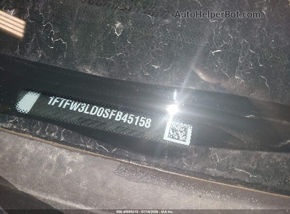 1FTFW3LD0SFB45158 2025 FORD F150 Gray Engine compartment view