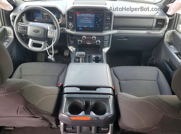 1FTFW3LD0SFB66186 2025 FORD F150 Silver Вид панелі приладів