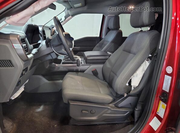 1FTFW3LD1SFA81471 2025 FORD F150 Red Vista interior delantera