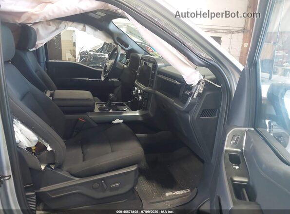 1FTFW3LD1SFC01284 2025 FORD F150 Gray წინა სალონის ხედი