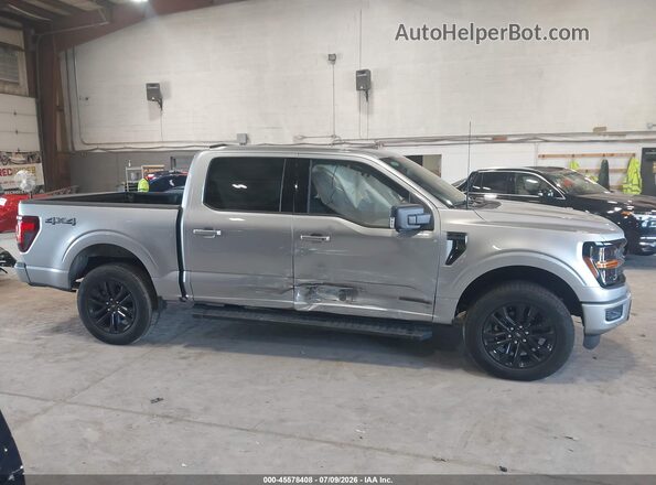 1FTFW3LD1SFC01284 2025 FORD F150 Gray უკანა სალონის ხედი