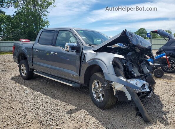 1FTFW3LD2RFB24113 2024 FORD F150 Gray წინა მარჯვენა
