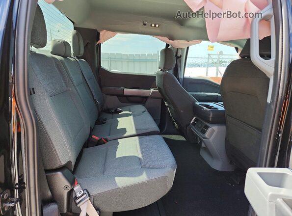 1FTFW3LD2RFC09856 2024 FORD F150 Black Rear seats view