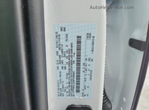 1FTFW3LD2SFA52593 2025 FORD F150 White Engine compartment view