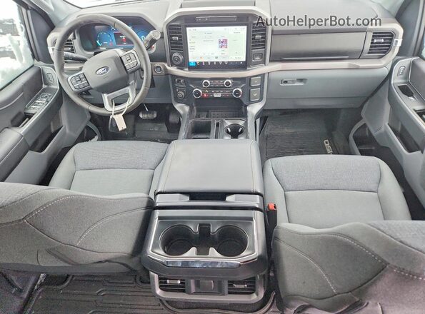 1FTFW3LD2SFA52593 2025 FORD F150 White Dashboard view