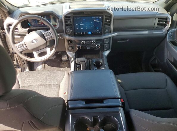 1FTFW3LD2SFA76117 2025 FORD F150 Silver Առջևի վահանակի տեսք