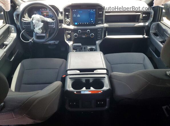 1FTFW3LD2SFB57490 2025 FORD F150 Blue წინა პანელის ხედი