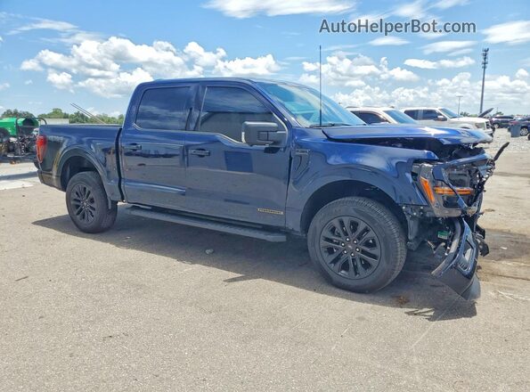 1FTFW3LD2SFB57490 2025 FORD F150 Blue წინა მარჯვენა