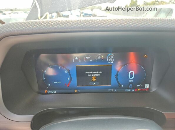 1FTFW3LD2SFB57490 2025 FORD F150 Blue ხელსაწყოთა პანელის ხედი
