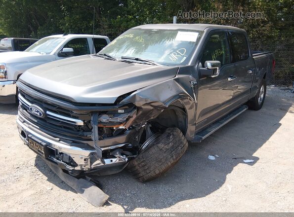 1FTFW3LD3RFA47087 2024 FORD F150 Gray Передня ліва чверть
