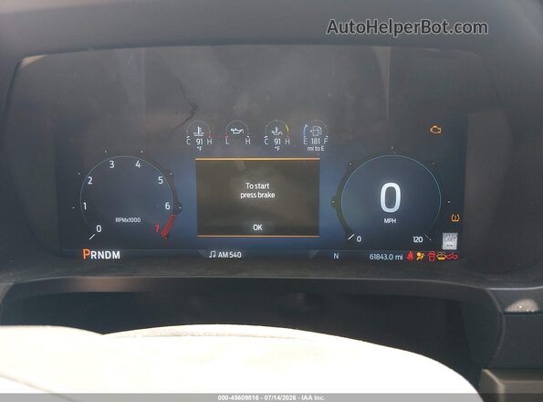 1FTFW3LD3RFA47087 2024 FORD F150 Gray Вид задніх сидінь