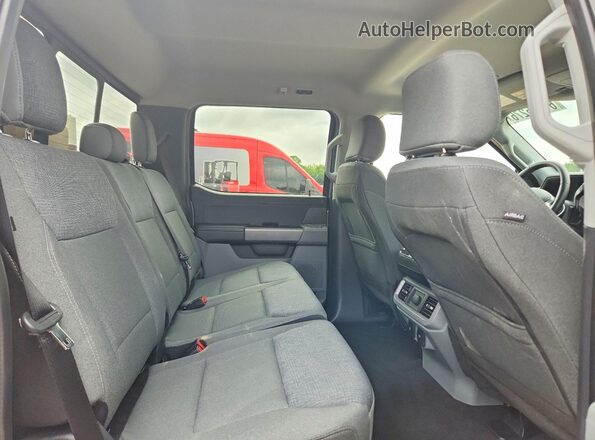 1FTFW3LD3RFB75989 2024 FORD F150 Gray უკანა სავარძლების ხედი