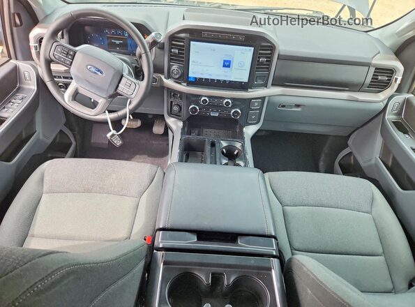 1FTFW3LD3RFB75989 2024 FORD F150 Gray წინა პანელის ხედი