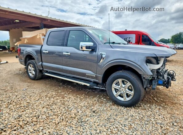 1FTFW3LD3RFB75989 2024 FORD F150 Gray წინა მარჯვენა