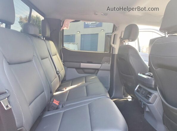 1FTFW3LD3SFA75476 2025 FORD F150 White Rear seats view