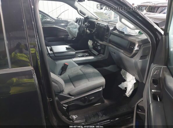 1FTFW3LD4RFA21422 2024 FORD F150 Black Вид салону спереду