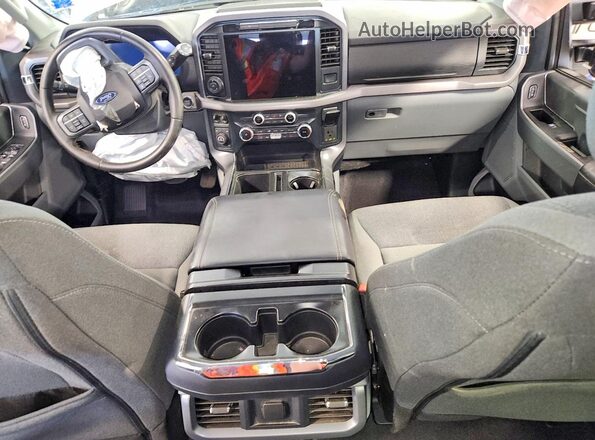 1FTFW3LD4SFA45466 2025 FORD F150 White Առջևի վահանակի տեսք