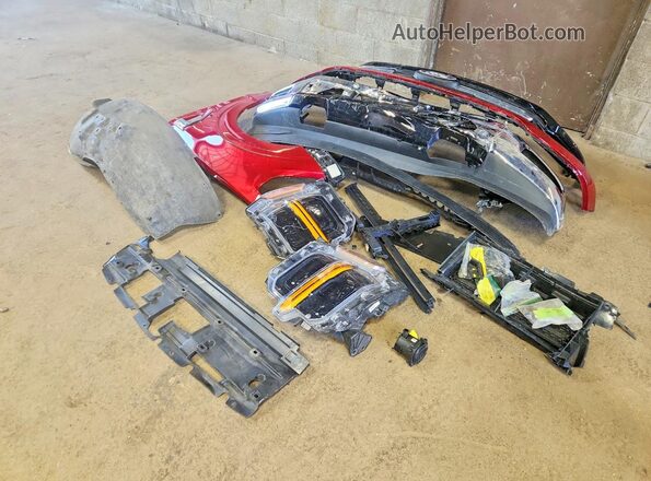 1FTFW3LD5RFB80160 2024 FORD F150 Red Շարժիչի բաժամունքի տեսք