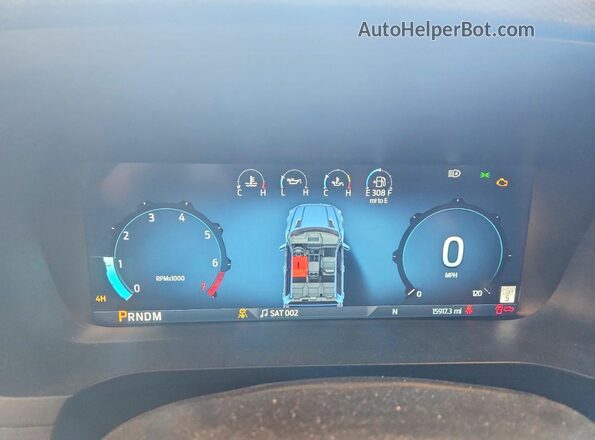 1FTFW3LD5RFB80160 2024 FORD F150 Red Սարքավորումների վահանակի տեսք