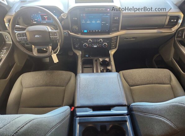 1FTFW3LD5RFB80160 2024 FORD F150 Red Առջևի վահանակի տեսք