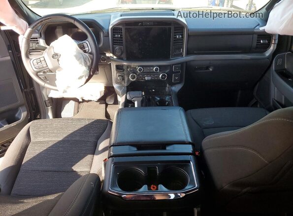 1FTFW3LD7SFA75867 2025 FORD F150 Blue Առջևի վահանակի տեսք