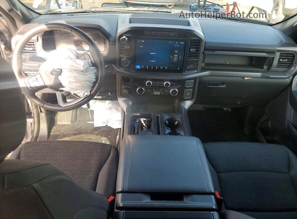 1FTFW3LD8RFA81865 2024 FORD F150 Silver Առջևի վահանակի տեսք