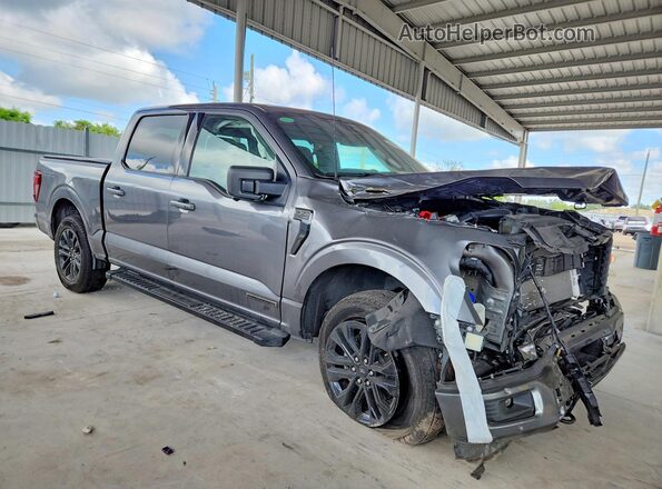 1FTFW3LD8SFA77644 2025 FORD F150 Серый Передняя правая четверть