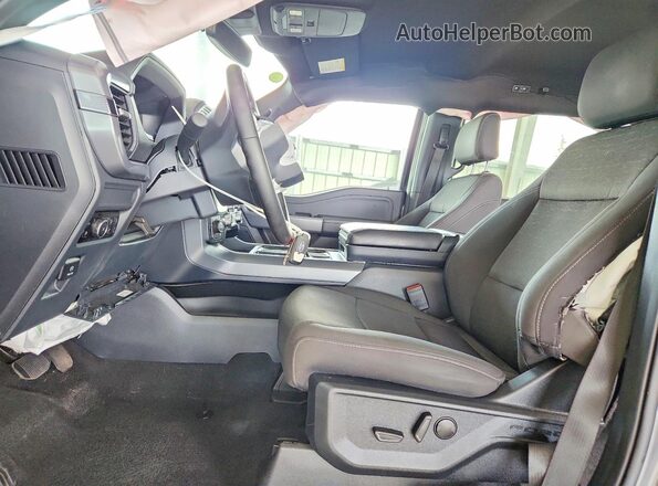 1FTFW3LD8SFA77644 2025 FORD F150 Серый Вид салона спереди