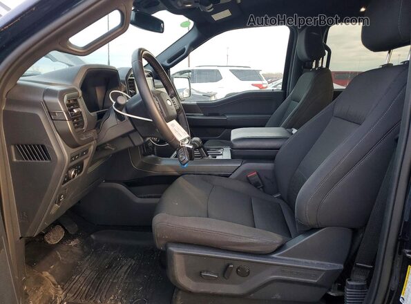 1FTFW3LD9RFA71801 2024 FORD F150 Blue Front interior view