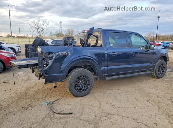 1FTFW3LD9RFA71801 2024 FORD F150 Blue Rear right