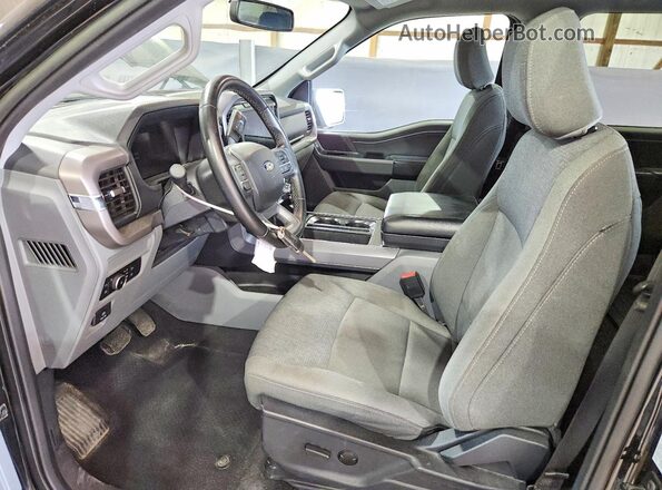 1FTFW3LDXRFA63061 2024 FORD F150 Black Front interior view
