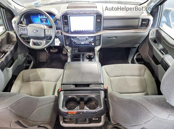 1FTFW3LDXRFA63061 2024 FORD F150 Black Dashboard view