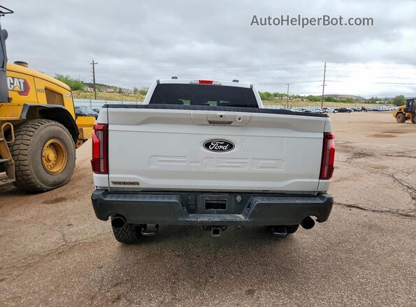 1FTFW4L53RFA69055 2024 FORD F150 White Widok z tyłu