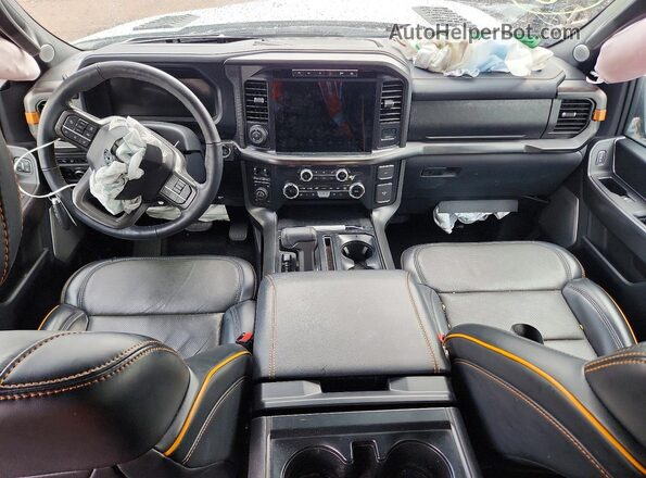 1FTFW4L53RFA69055 2024 FORD F150 White Widok deski rozdzielczej
